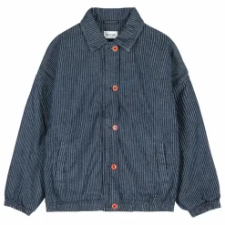 Femme Bobo Choses Bomber Rayée Denim Coton Bio - Collection Femme |