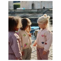 New Konges Sløjd Bomber Sequins Juno Cœurs | Rose pâle