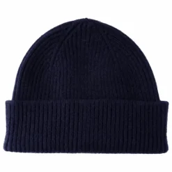SMALLABLE BASICS Bonnet adulte en laine vierge | Bleu marine Sale