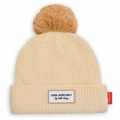 Hello Hossy Bonnet Block Coton Bio | Ecru Hot