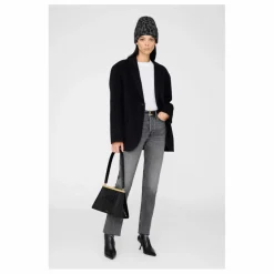 Discount Anine Bing Bonnet Elia Léopard Alpaga | Gris