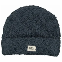 Studio Bohème Bonnet Façon Sherpa Mouton Coton Bio | Bleu gris Best