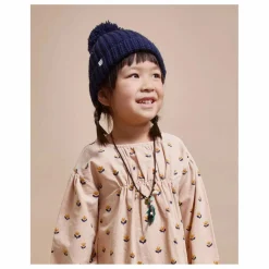 Outlet Búho Bonnet Laine Alpaga | Bleu marine