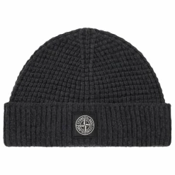 Enfant Stone Island Bonnet Logo Laine |