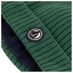 Outlet Petit Bateau Bonnet Polaire Maille Côtelée | Vert sapin