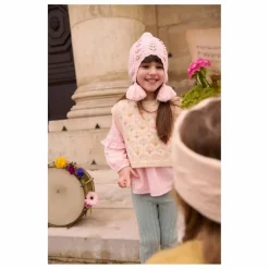 Online Louise Misha Bonnet Pompons Isolina | Rose pâle