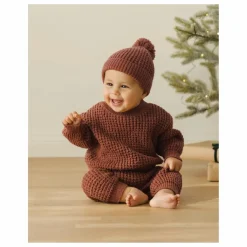 Quincy Mae Bonnet Tricot | Rouge Brun Outlet