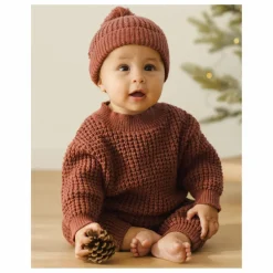 Quincy Mae Bonnet Tricot | Rouge Brun Outlet