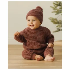 Quincy Mae Bonnet Tricot | Rouge Brun Outlet