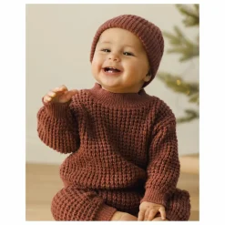 Quincy Mae Bonnet Tricot | Rouge Brun Outlet