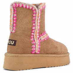 Mou Boots Compensées Norfolk Suède | Rose Online