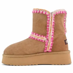 Mou Boots Compensées Norfolk Suède | Rose Online