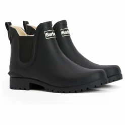 Femme Barbour Boots Fourrées Chelsea Kirkton Caoutchouc |