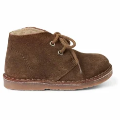 Hot Petit Nord Boots Fourrées Desert Winter Lace | Marron