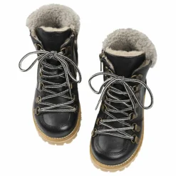 Petit Nord Boots Fourrées Lacets | Noir Best