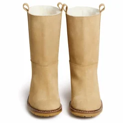 Bonpoint Boots Gab en cuir blanc | Beige Clearance