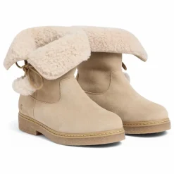 Bonpoint Boots Julienne Cuir | Beige Hot
