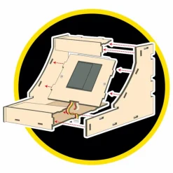 Buki Borne d'arcade à construire Multicolore New