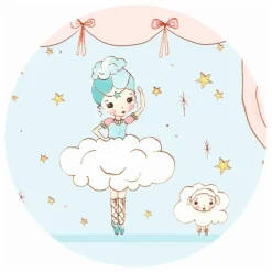 Enfant Djeco Rangements|Patères, Paniers Enfant|Boîte à bijoux Ballerine en scène |