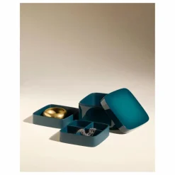 Maison Sarah Lavoine Boîte à bijoux laquée Oscar | Bleu Sarah Discount