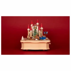 Wooderful life Boîte à musique Château de Noël Multicolore Outlet