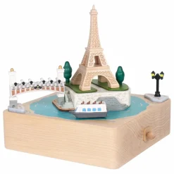 Wooderful life Boîte à musique Tour Eiffel Bleu Clearance