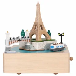 Wooderful life Boîte à musique Tour Eiffel Bleu Clearance