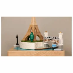 Wooderful life Boîte à musique Tour Eiffel Bleu Clearance