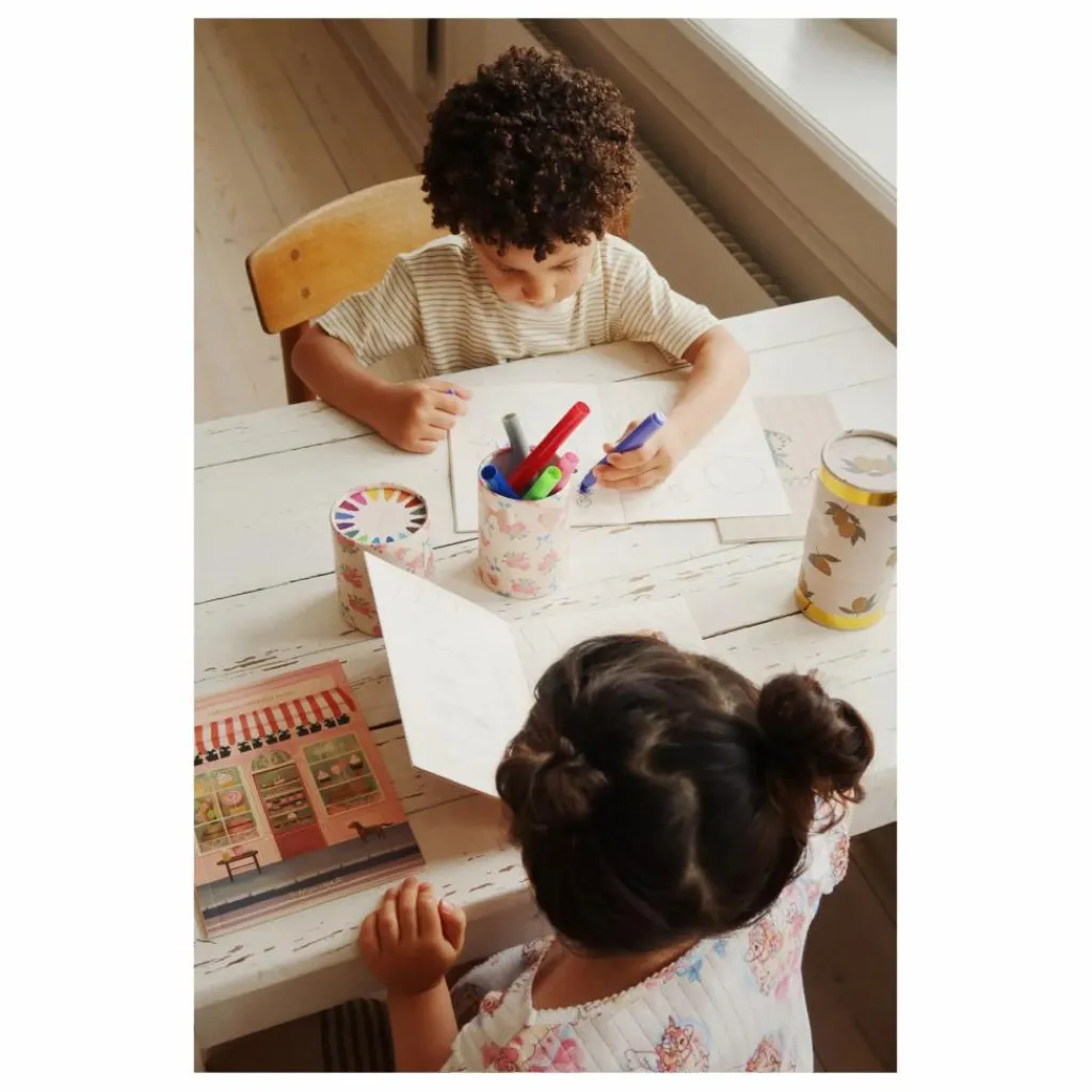 Best Konges Sløjd Boîte de feutres Flower | Rose