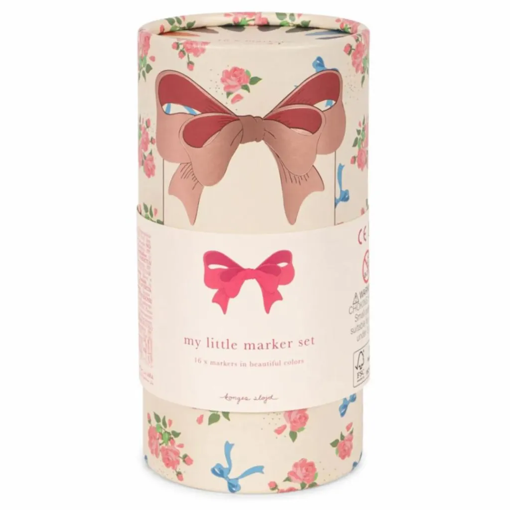 Best Konges Sløjd Boîte de feutres Flower | Rose