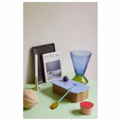 Outlet Hübsch Boîte de rangement Amare | Bleu Clair