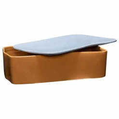 Outlet Hübsch Boîte de rangement Amare | Bleu Clair