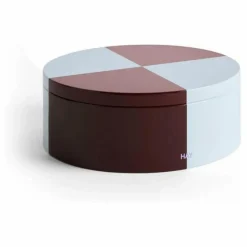 Best Hay Boîte de rangement Tin | Burgundy