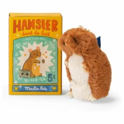 New Moulin Roty Boîte dents de lait Hamster Marron