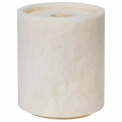 Ferm Living Boîte ronde à coton-tige avec couvercle Mist | Rose