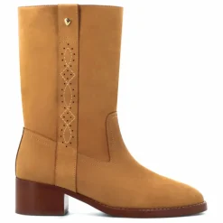 Socque Paris Bottes Dune Nubuck | Camel Online