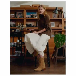 Socque Paris Bottes Dune Nubuck | Camel Online