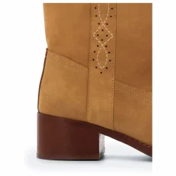 Socque Paris Bottes Dune Nubuck | Camel Online