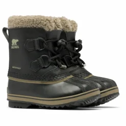 Best Sorel Bottes Fourrées Yoot Pac Cuir Enduit | Noir