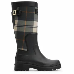 Barbour Bottes Hautes Dena Caoutchouc | Noir Sale
