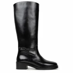 Bobbies Bottes Robbie Cuir | Noir Hot
