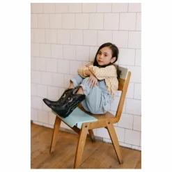 Discount Bootstock Bottes Santiags Mars | Noir