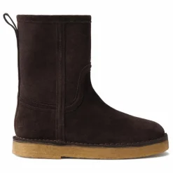 New Soeur Bottes Texas Croûte de Cuir | Marron