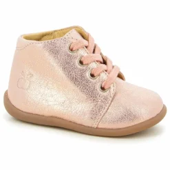 Pom d'Api Bottillons Stand Up | Or rose