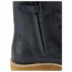 Emile et Ida Bottines à Lacets Cuir | Bleu marine Sale