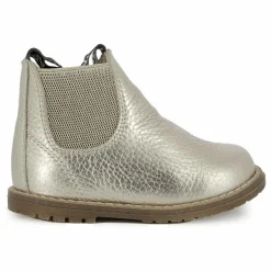 Pom d'Api Bottines Bob Jod Zip Cuir Grainé | Doré Outlet