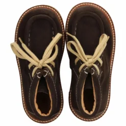 Outlet Angulus Bottines Lacets | Marron