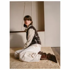 Femme Augusta Bottines Paula Effet Crocodile |