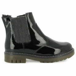 Enfant Pom d'Api Bottines Sid Jod Zip Fur Vernis |
