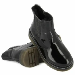 Enfant Pom d'Api Bottines Sid Jod Zip Fur Vernis |